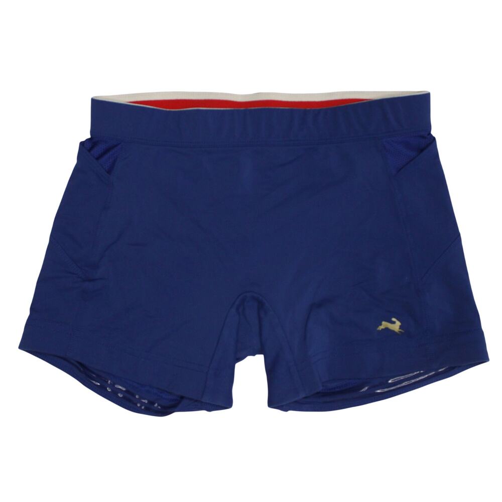 Tracksmith Women's Turnover Short Tights Indigo Blue 4.5" inseam track run sz S - Picture 1 of 6